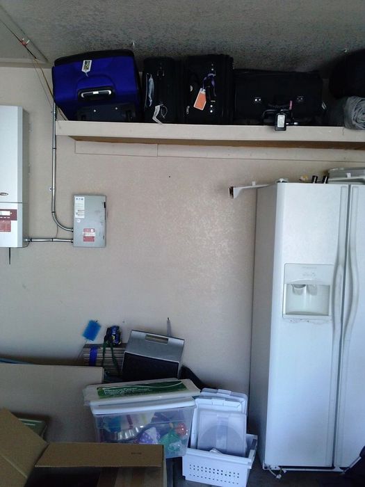GARAGE WALL/BEFORE